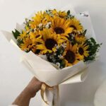 بوكيه صن فلاور طبيعي