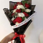 بوكيه خطوبة ورد طبيعي
