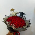 ورد طبيعي تخرج 50وردة