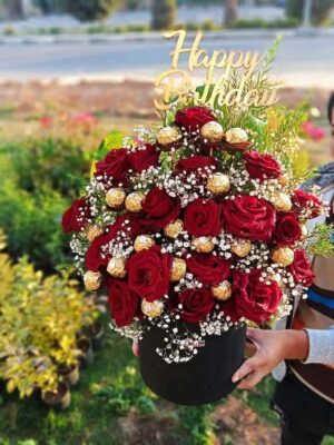 ورد وشكلاته بوكس عيد ميلاد
